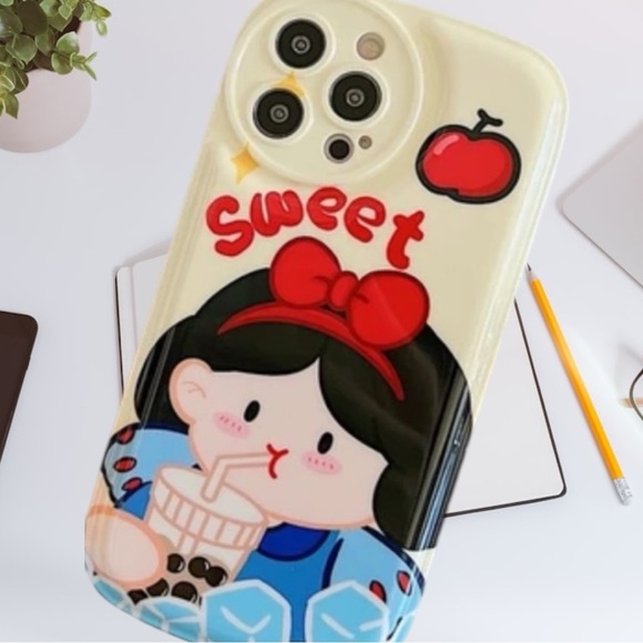 Snow White princess iPhone 12 case cover protector silicone Apple cartoon new - Picture 5 of 5